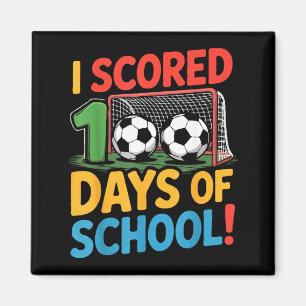 Íman Eu Marquei 100 Dias De Escola Jogador De Futebol M