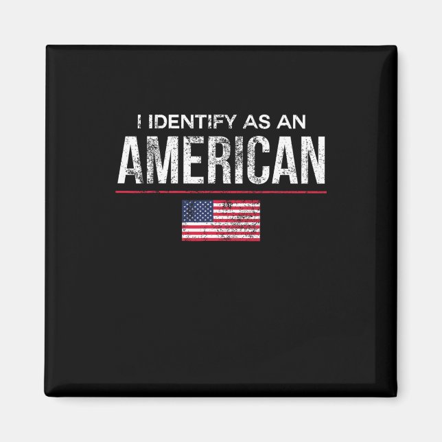 Íman Eu Me Identifico Como Um Americano Sem Política De (Frente)