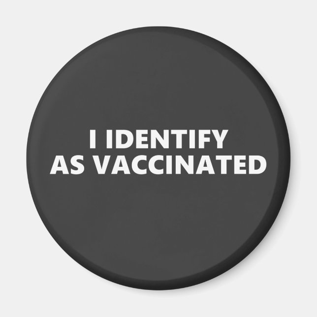 Íman Eu Me Identifico Como Vacinado (Frente)
