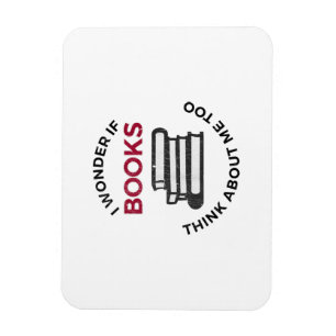 Íman Eu me pergunto se os livros também pensam em mim -