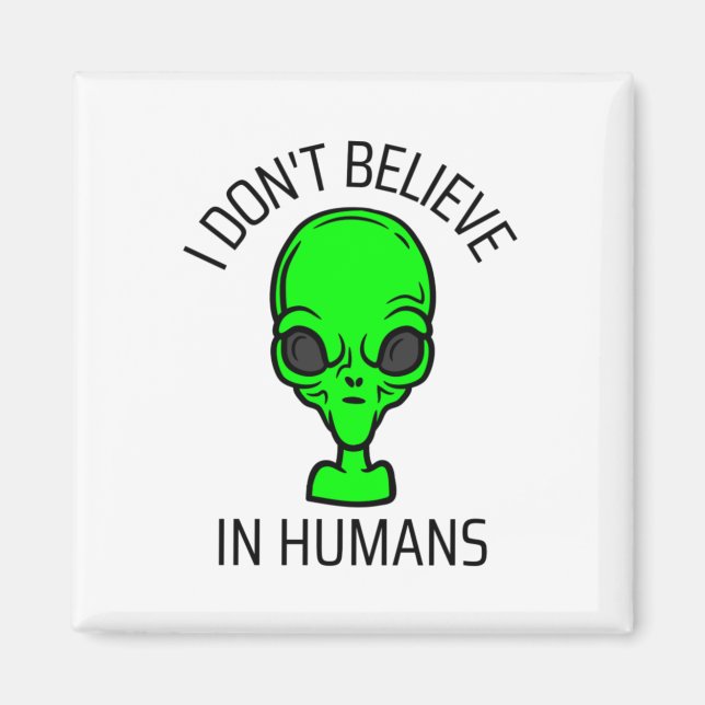Íman Eu não acredito em humanos (Frente)