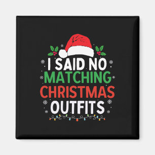Íman Eu não combino as roupas de natal à família engraç