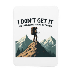 Íman Eu não entendo. A trilha parecia tão plana caminha