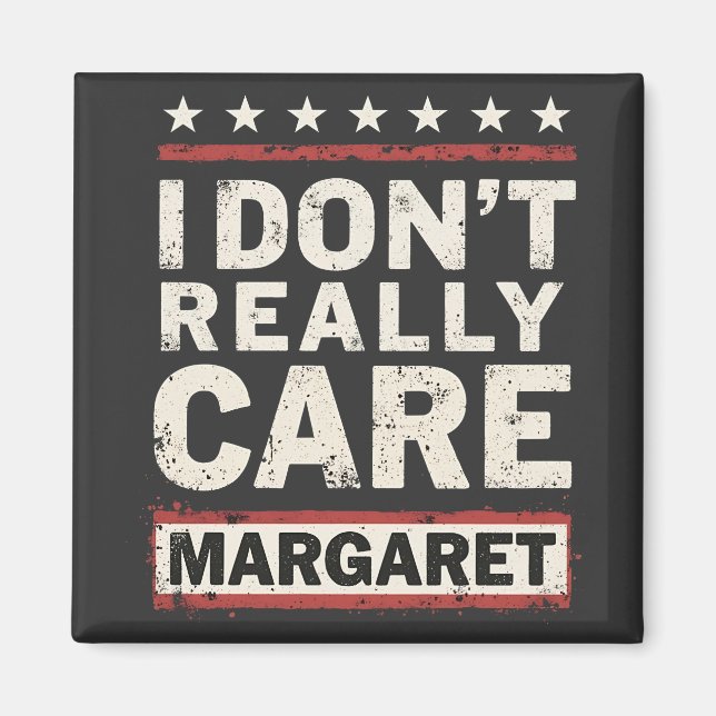 Íman Eu não me importo com Margaret J.D. Vance VP Humor (Frente)