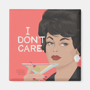 Íman Eu não me importo, ilustração original, vinheta en