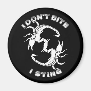Íman Eu não mordo, eu pico - Design Scorpio