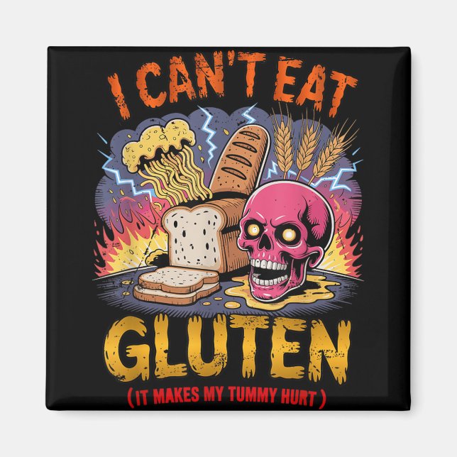Íman Eu Não Posso Comer Gluten Isso Faz Meu Tummy Dói E (Frente)