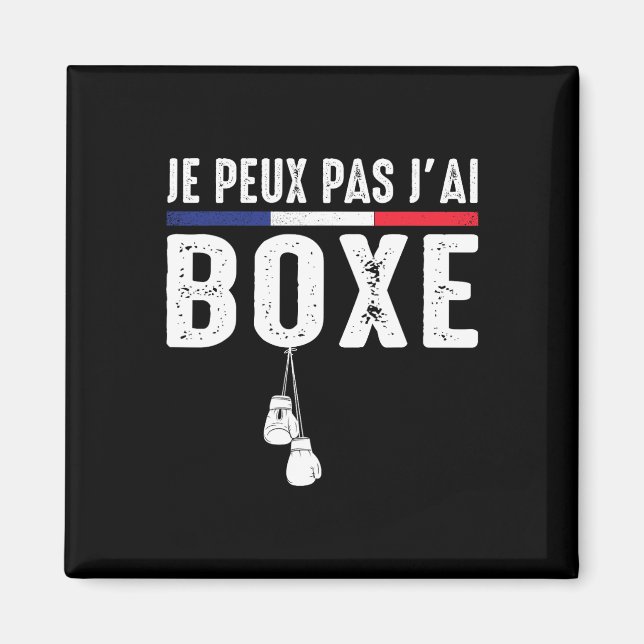 Íman Eu Não Posso Eu Tenho Boxe Boxeur Combyt Ringue De (Frente)