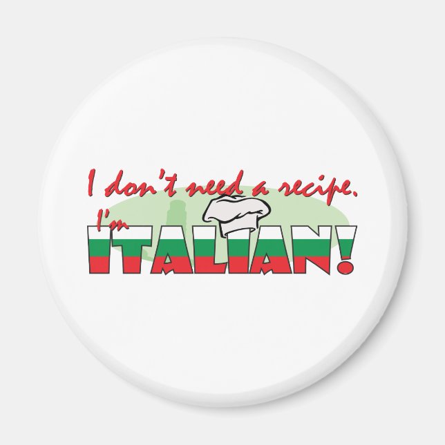 Íman Eu não preciso de uma receita. (Frente)