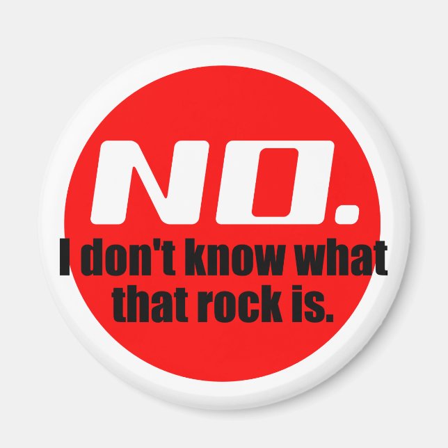 Íman Eu não sei o que é essa pedra (vermelha) (Frente)