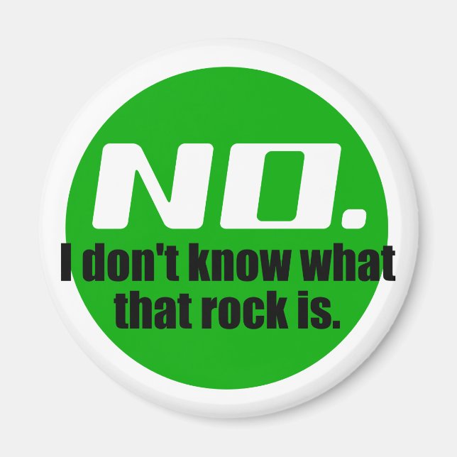 Íman Eu não sei o que é essa rocha (verde) (Frente)