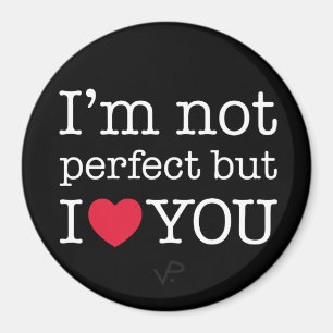 Íman Eu não sou perfeito, mas eu amo você ímã