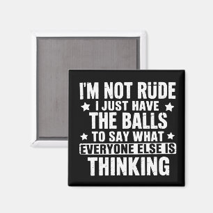 Íman Eu não sou rude, piada engraçada humor humorístico
