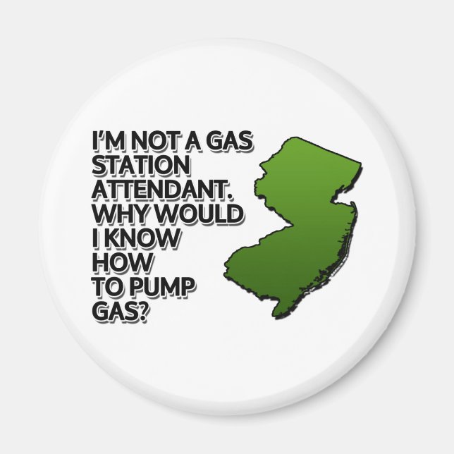 Íman Eu não sou um atendedor de postos de gasolina. Por (Frente)