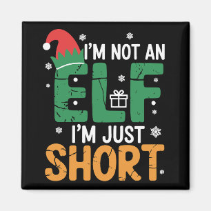 Íman Eu Não Sou Um Elf Apenas Um Pequeno Natal Engraçad