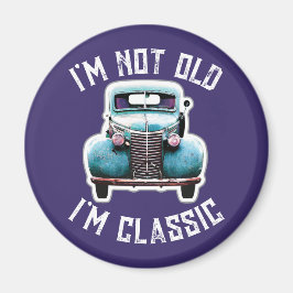 Íman Eu não sou velho sou clássico do carro