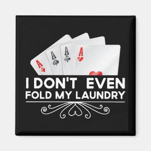 Íman Eu nem mesmo dobrei meu jogo de cartas de lavander