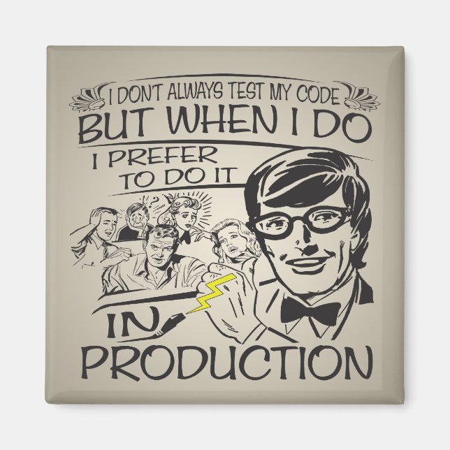 Íman Eu nem sempre testo meu código (Frente)