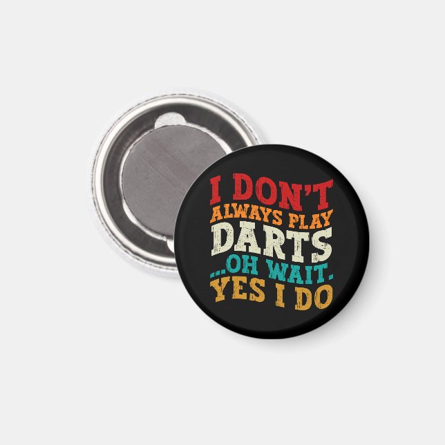 Íman Eu nem sempre toco "Darts Sports Lover" (Front/Back)