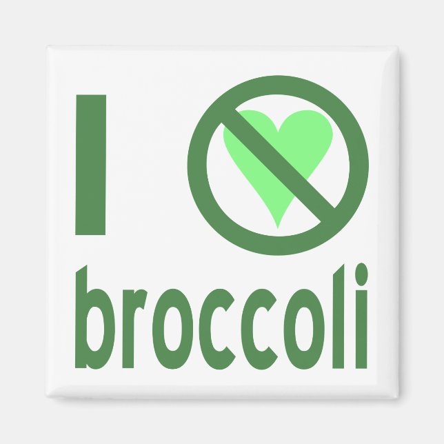 Íman Eu Odeio Brócolis (Frente)