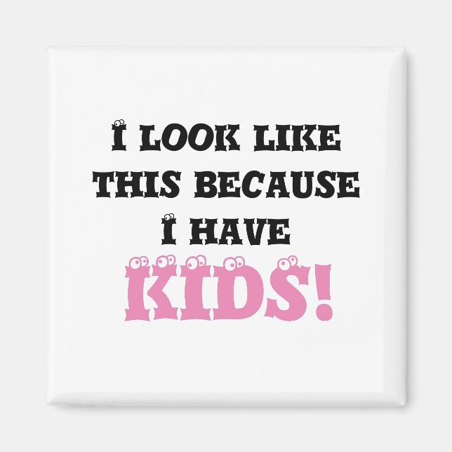 Íman Eu pareço com isto porque o Mídia Preto e Rosa (Frente)