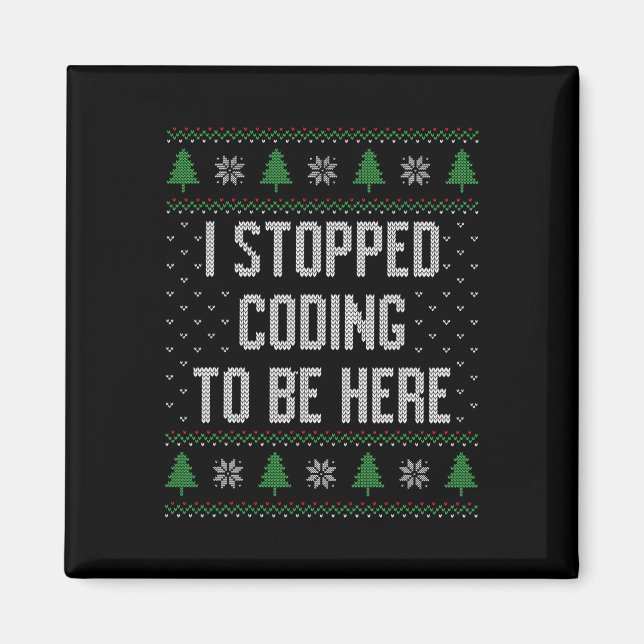 Íman Eu Parei de Programar Para Estar Aqui Natal Divert (Frente)