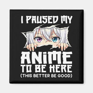 Íman Eu Pausar Meu Anime Para Estar Aqui Garota de Mang