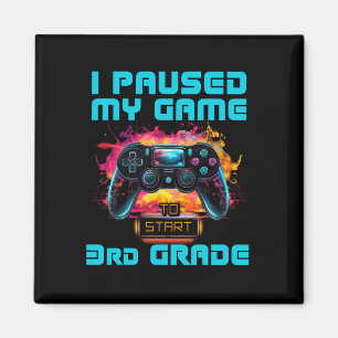 Íman Eu Pausar Meu Jogo 3ª Série Video Gamer Ck Para Es