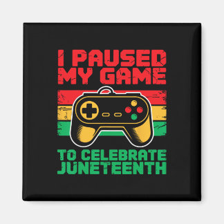 Íman Eu Pausar Meu Jogo Para Celebrar Juneteenth Menino
