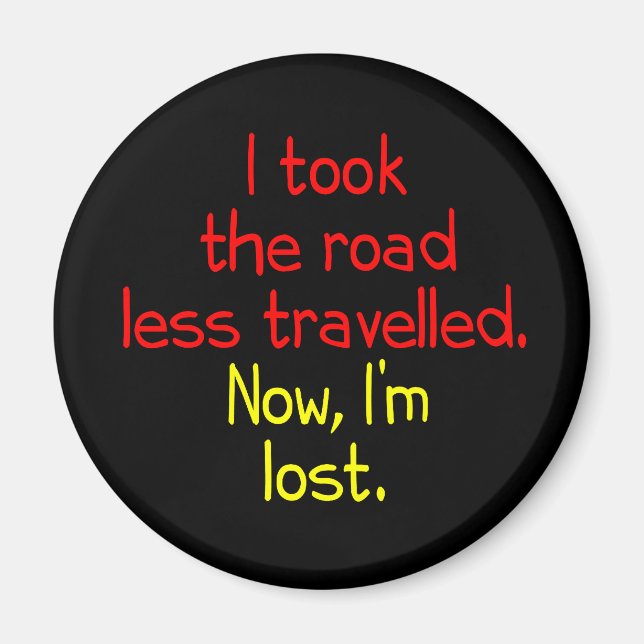 Íman Eu peguei a estrada menos viajada (Frente)