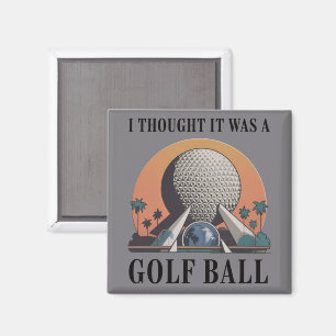 Íman Eu pensei que era uma bola de golfe amante de golf