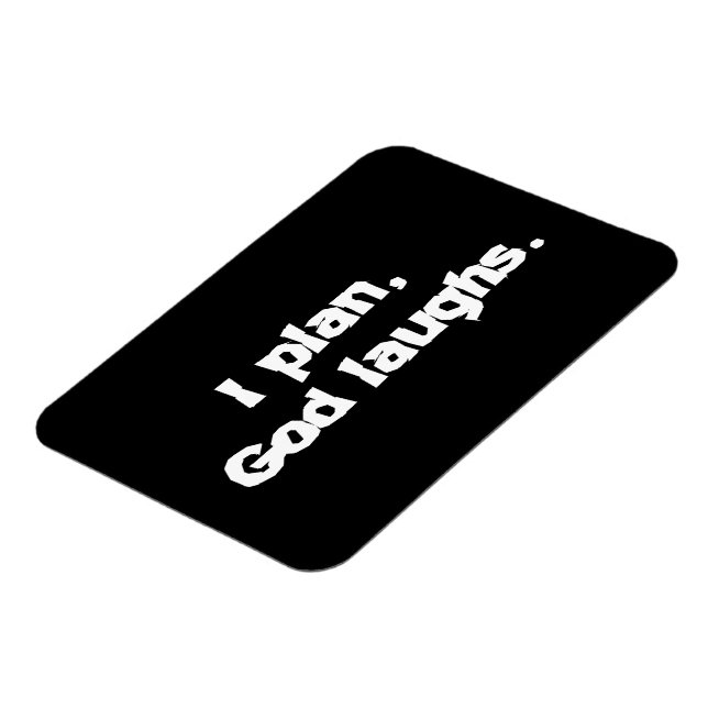 Íman Eu Planejo Que Deus Ria Uma Engraçada Citação Espi (Left Side)