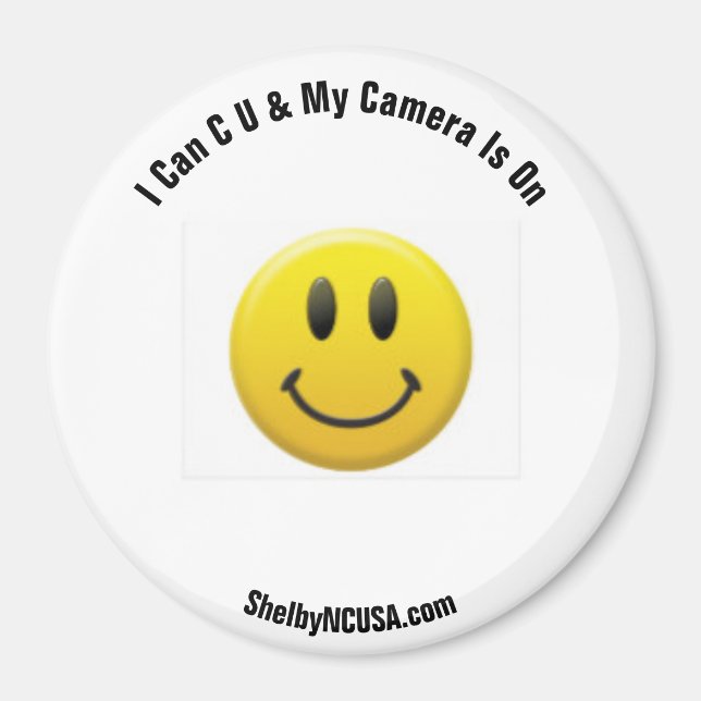 Íman Eu Posso C E Minha Câmera Está No Magnet (Frente)