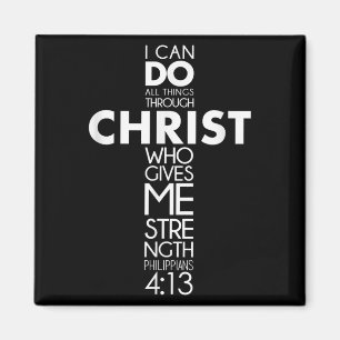 Íman Eu Posso Fazer Tudo Através Do Cristo Philippians