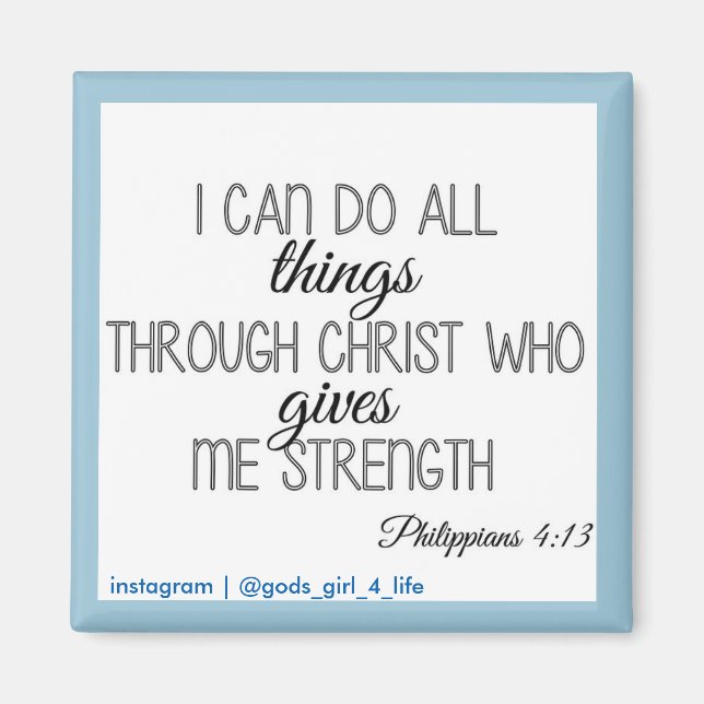 Íman Eu posso fazer tudo muito magnífico (Frente)