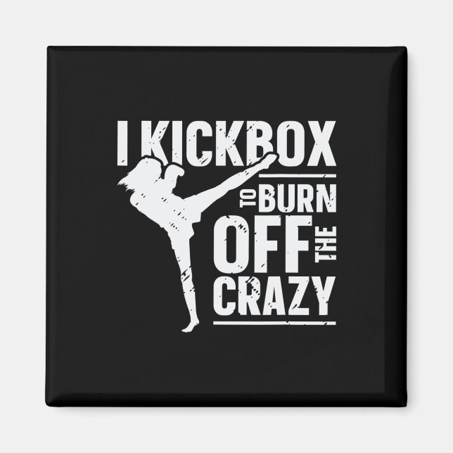 Íman Eu Pratico Kickbox Para Queimar a Louca Garota Mul (Frente)