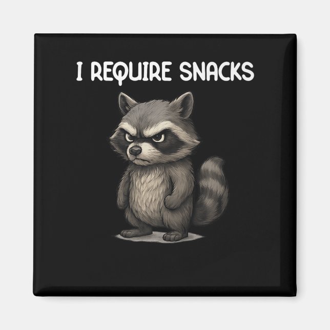 Íman Eu Preciso De Snacks Engraçados Com O Snack-Meme D (Frente)