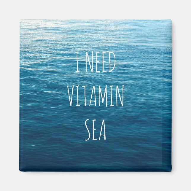 ÍMAN EU PRECISO DE VITAMIN SEA (Frente)