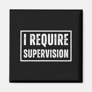 Íman Eu preciso supervisão humor sarcástico engraçado c