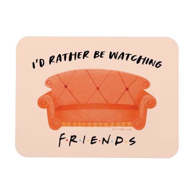 Íman Eu Preferencialmente assistindo amigos™ (Horizontal)