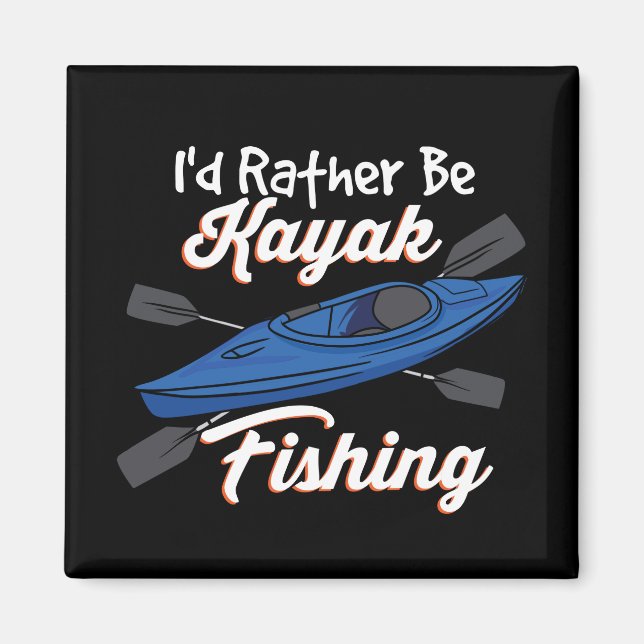 Íman Eu Preferencialmente De Pescar Kayak (Frente)