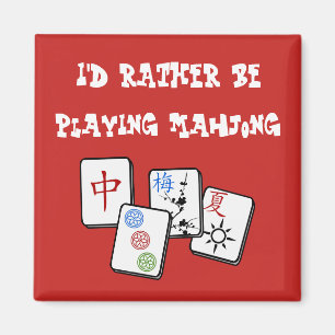 Íman Eu preferencialmente estaria jogando Mahjong