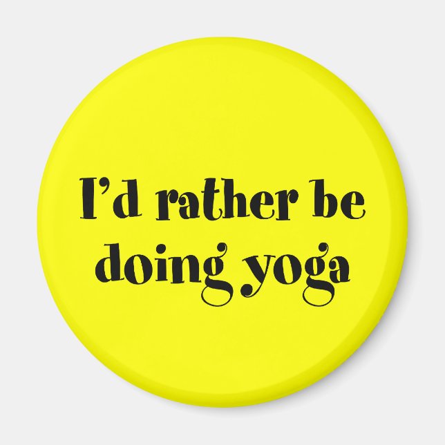 Íman Eu Preferencialmente Fazendo Yoga (Frente)