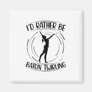 Íman Eu Preferencialmente Ser Baton Twirling   Dançari