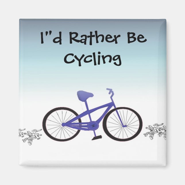 Íman Eu Preferiria Estar Ciclistando (Frente)