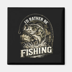 Íman Eu preferiria estar pescando pescador pai dia dos
