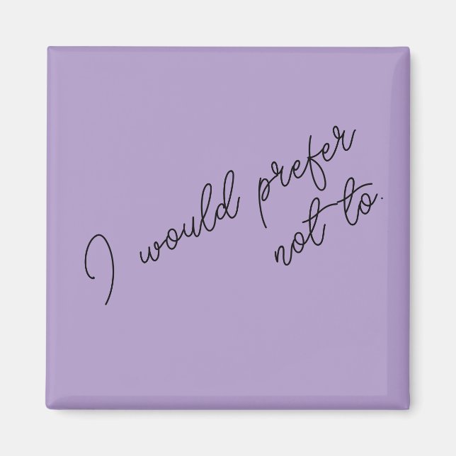 Íman Eu Preferiria Não (Frente)