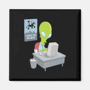 Íman Eu quero acreditar na versão alienígena do gi alie