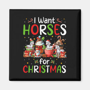 Íman Eu Quero Cavalos Para Fazenda Do Café De Natal