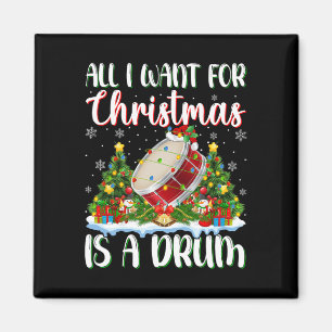 Íman Eu Quero O Natal É Um Drum Xmas Tree Lights